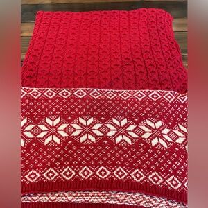 New Aran Mor Winter Wool Throw Blanket